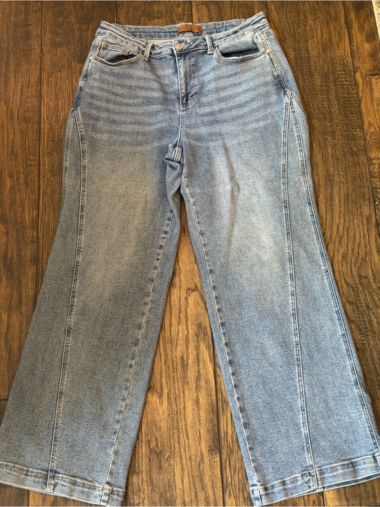 Judy Blue Denim - Judy Blue Light Wash Wide Leg Jeans